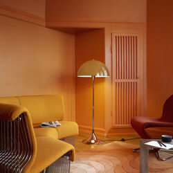 Panthella | Original | Opal Brown | Floor Lamp, Louis Poulsen