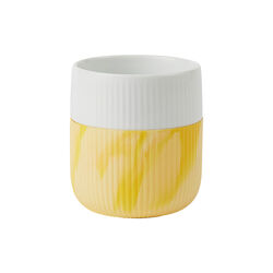 Fluted Contrast Marble Mug 35 cl, bright sun, Royal Copenhagen