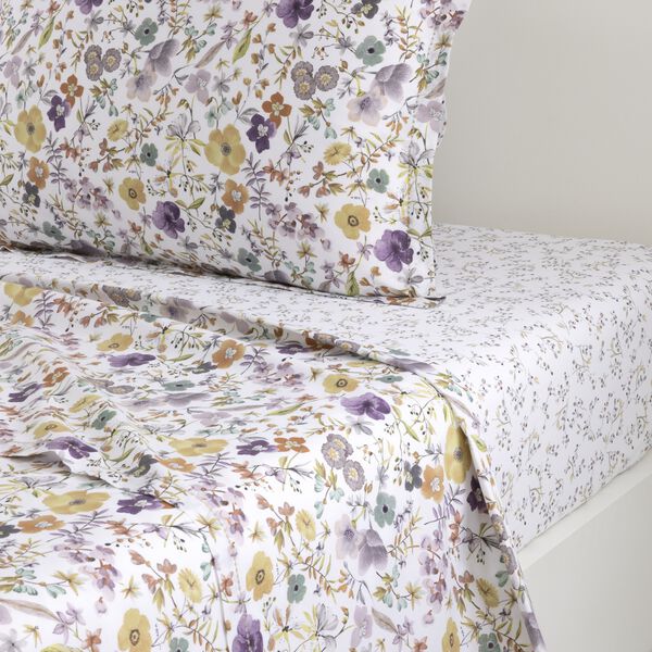 Fleurs Flat Sheet, Yves Delorme