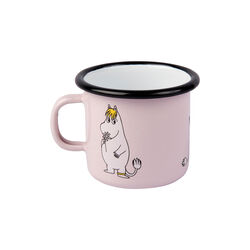 Snorkmaiden Enamel Mug, pink, Muurla