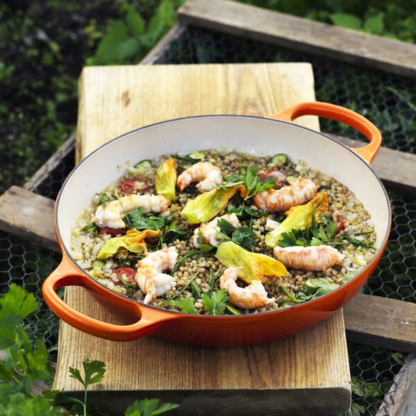Signature cast iron buffet pot 30 cm, volcanic, Le Creuset