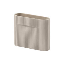 Ridge Vase, beige, Muuto