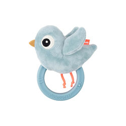 Birdee Sensory Rattle with Teether, blue, Done by Deer