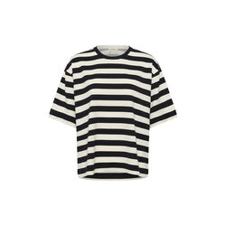 EloraIW Pannie Oversizet-Shirt, black / whisper white stripe, InWear