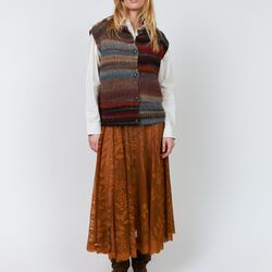 NynneLL Knit Vest SL, rust, Lollys Laundry