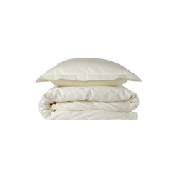 Sateen Woven Bed Linen, beige, Geismars V&aelig;verier