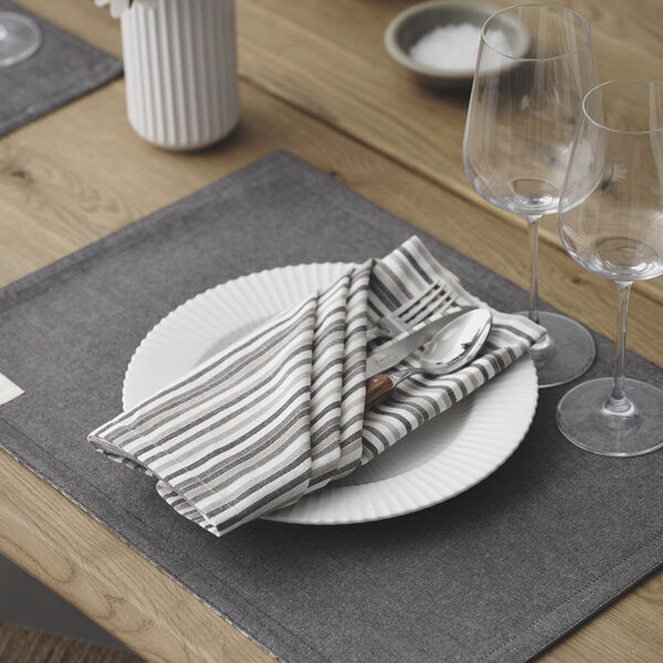 Napkin, small stripes, By Mogensen