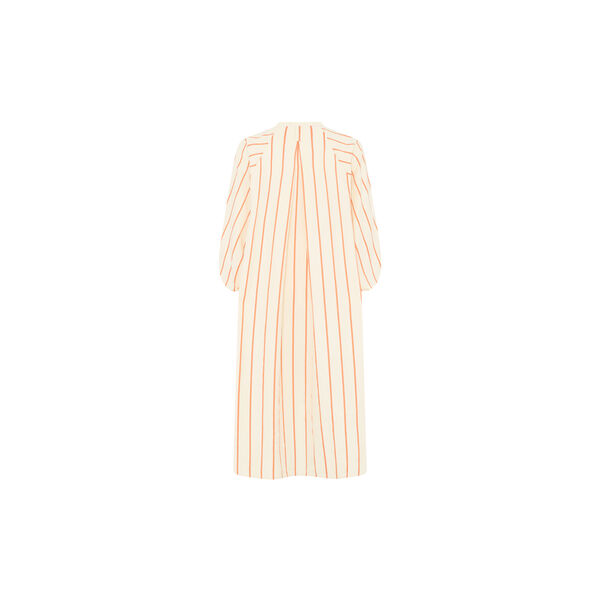 Louise Shirt Dress, sand/orange stripe, LA RŌUGE