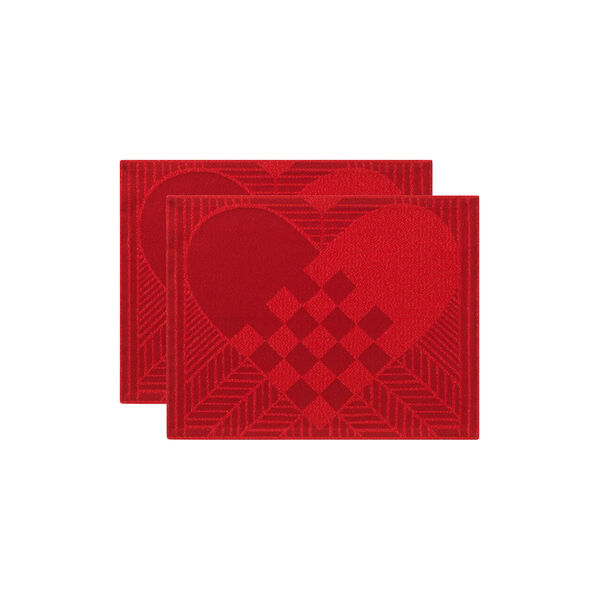 CHRISTMAS RUSTIC 50 placemats, gold red, Georg Jensen Damask