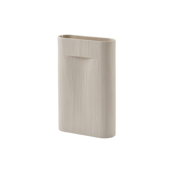 Ridge Vase, beige, Muuto