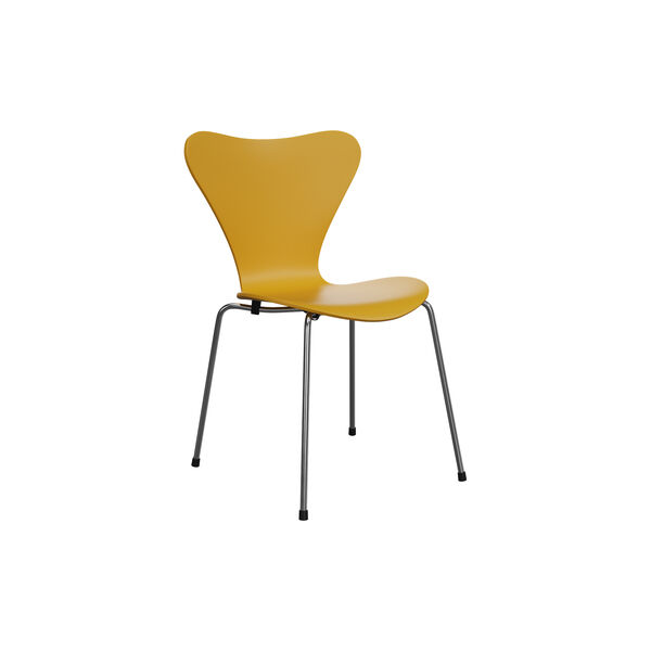 Series 7&trade; 3107 Verner Panton 100 Chair, yellow, Fritz Hansen