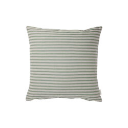 Outdoor Fine Stripe Cushion, green, Compliments