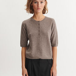 Selem Granddad Tee, portobella, Basic Apparel