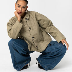 Padded military jacket, hunter green, Coster Copenhagen