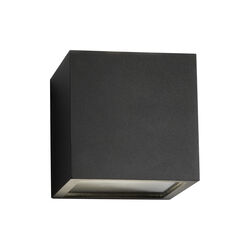 CUBE Up/Down Wall Lamp, black, LIGHT-POINT