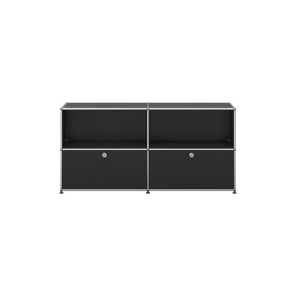 USM Haller | Model C2 | Graphite Black | Sideboard, USM Haller