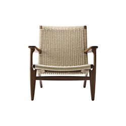 CH25 Lounge Chair, oiled walnut/natural, Carl Hansen & S&oslash;n