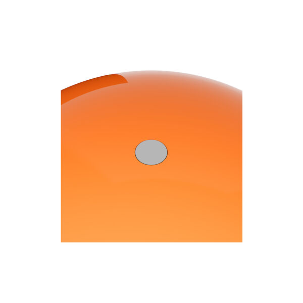 Wire Portable Table Lamp, orange, Verpan