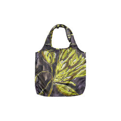LIME FLOWER grocery bag, black, Bella Ballou