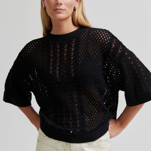 Deya Knit O-Neck, black, Second Female