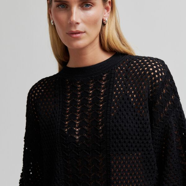 Deya Knit O-Neck, black, Second Female