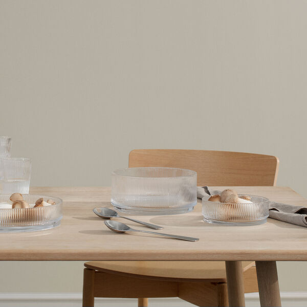 Pilastro Serving Bowl | &Oslash; 21 | Clear, Stelton