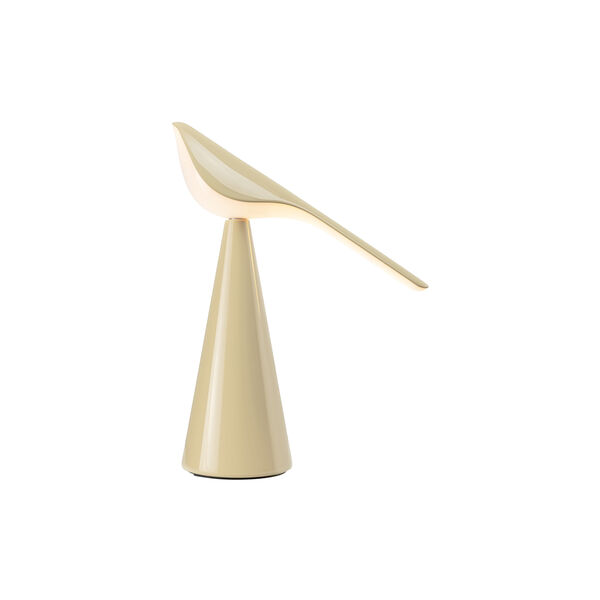TIKI | T2 | Sand Beige Gloss | Portable Table Lamp, Established & Sons