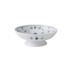 Blue Fluted Plain Bowl on Stand 42 cl, Royal Copenhagen