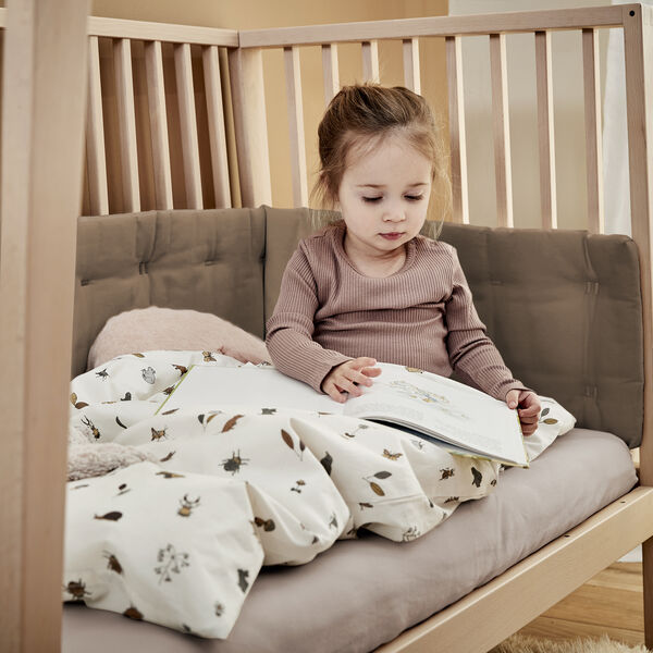 Bumper for Leander Linea&trade; and Luna&trade; Baby Cot, mocca, Leander