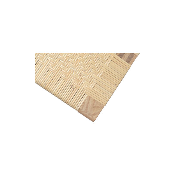 BM0488L Table Bench, oiled oak/rattan, Carl Hansen & Søn