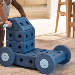 4 x Foam Wheels, deep blue, MODU