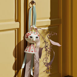 Eva Christmas Ornament 2025, red, Bjørn Wiinblad