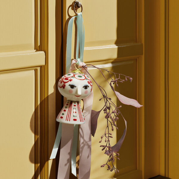 Eva Christmas Ornament 2025, red, Bjørn Wiinblad