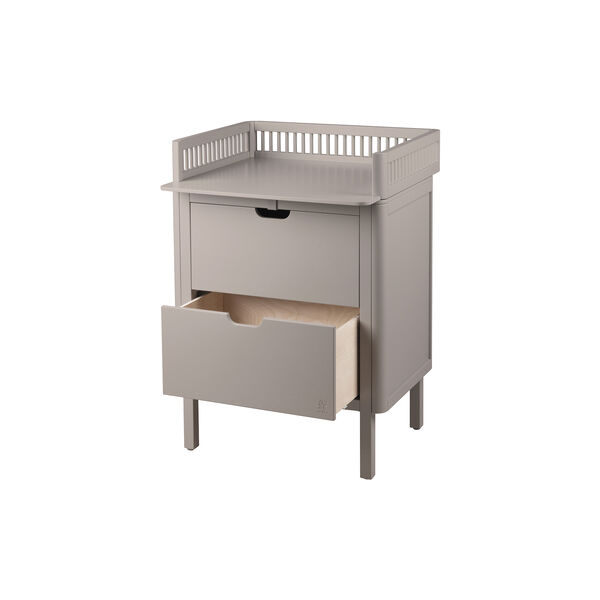 Sebra Changing Unit with Drawers, jetty beige, Sebra