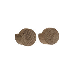Wood Knot Small 2 pcs, oiled, EKTA Living