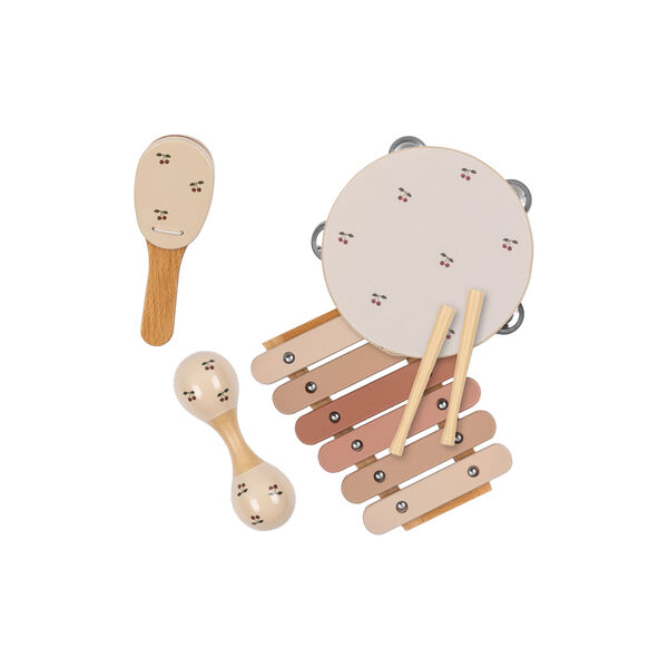 Music Set Glossy, cherry Music Set Glossy, cherry, Konges Sløjd