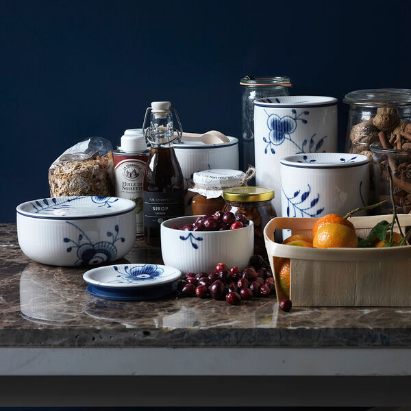 Blue Fluted Mega Storage Jar 33 cl, Royal Copenhagen