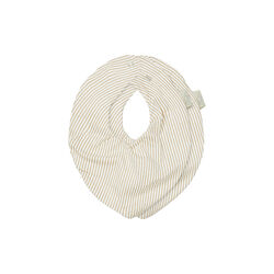 Bandana Jersey Bib 2-pack, classic stripes camel, Cam Cam Copenhagen