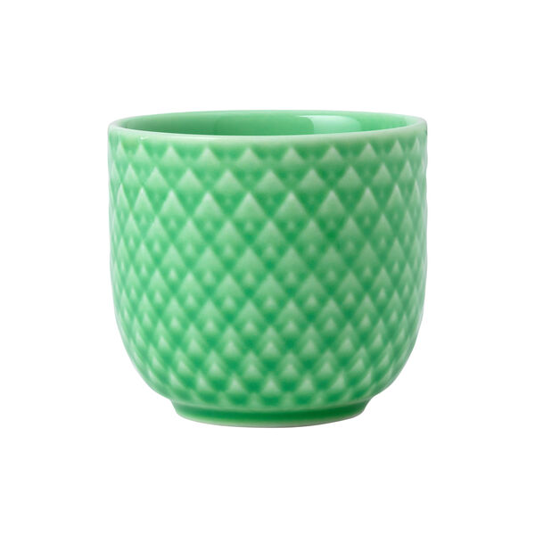 Rhombe Color Egg Cup, green, Lyngby Porcelæn