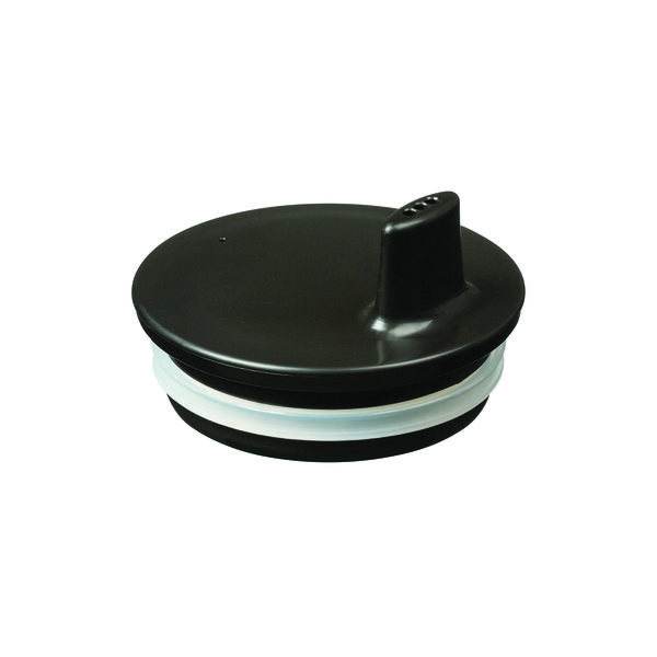 Drinking Lid for Eco A-Z kids cups, black, Design Letters