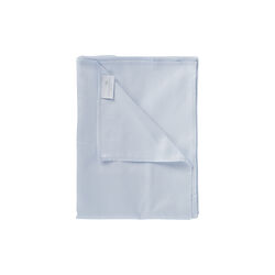 Sateen Woven Flat Sheet, light blue, Geismars Væverier