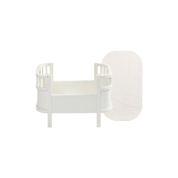 Doll Bed with mattress, white, Sebra