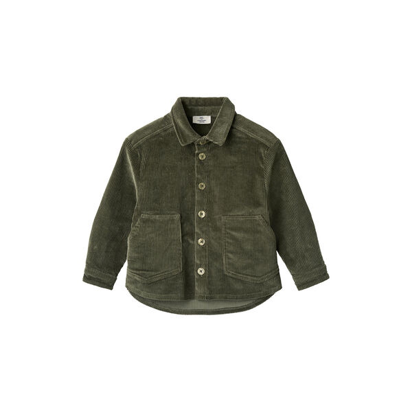 Corduroy Overshirt, dark green, Copenhagen Colors Organics