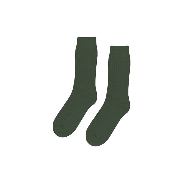Merino Wool Blend Sock, emerald green, Colorful Standard