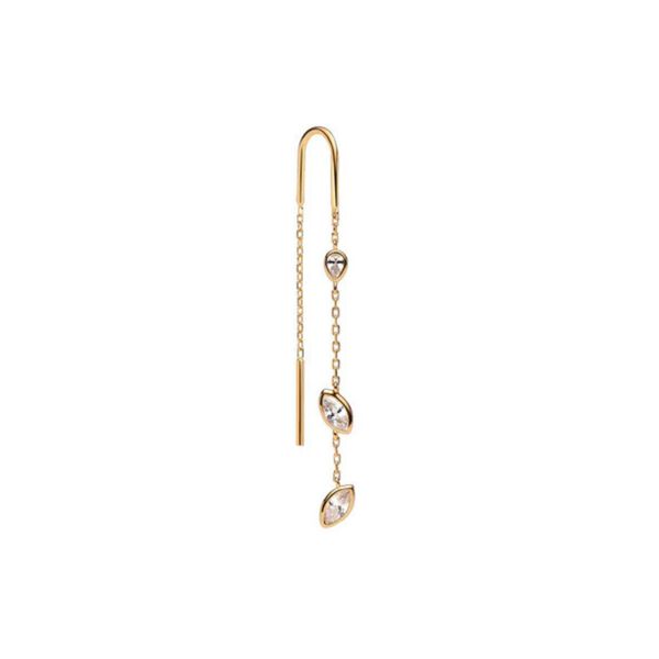 Swift Earring 02, gold, Maria Black