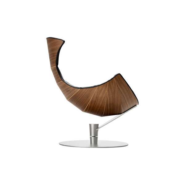 The Lobster Chair, walnut/chrome, Bruunmunch Furniture