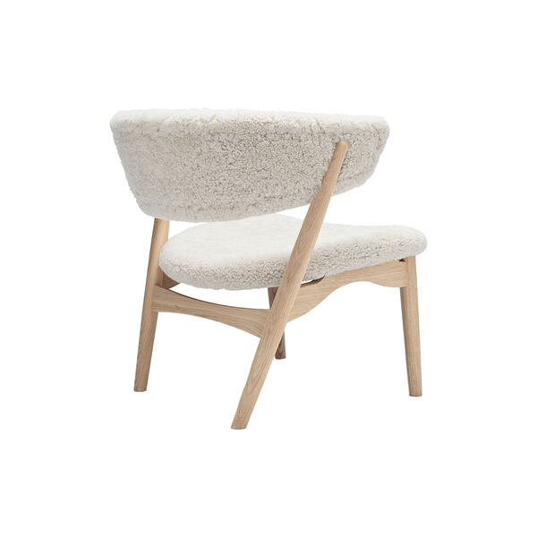 Sibast No 7 Lounge Chair, white oiled oak/moonlight, Sibast Furniture
