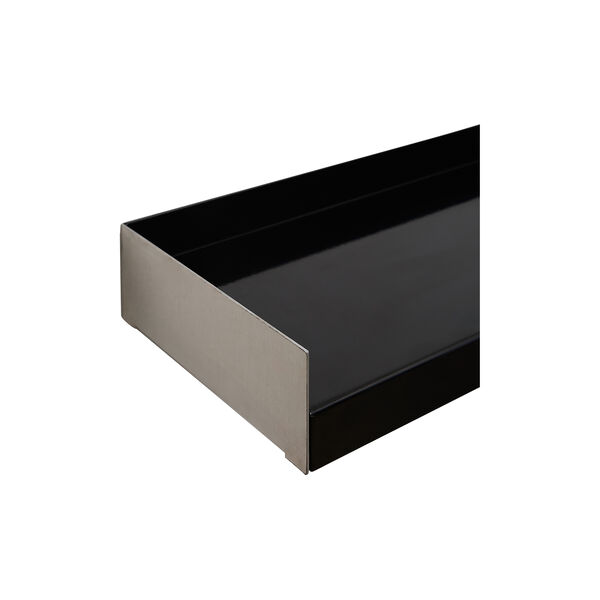 KOMPAKT Shelf | Medium | Aluminium/Black, oursociety