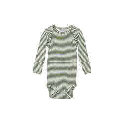 Baby Body Stripe | Moss/Offwhite, Serendipity