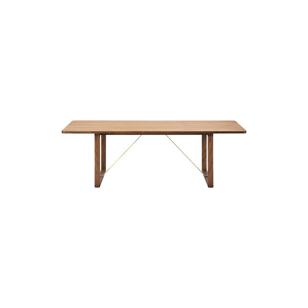 BM67 Coffee Table, oiled walnut/brass, Fredericia Furniture